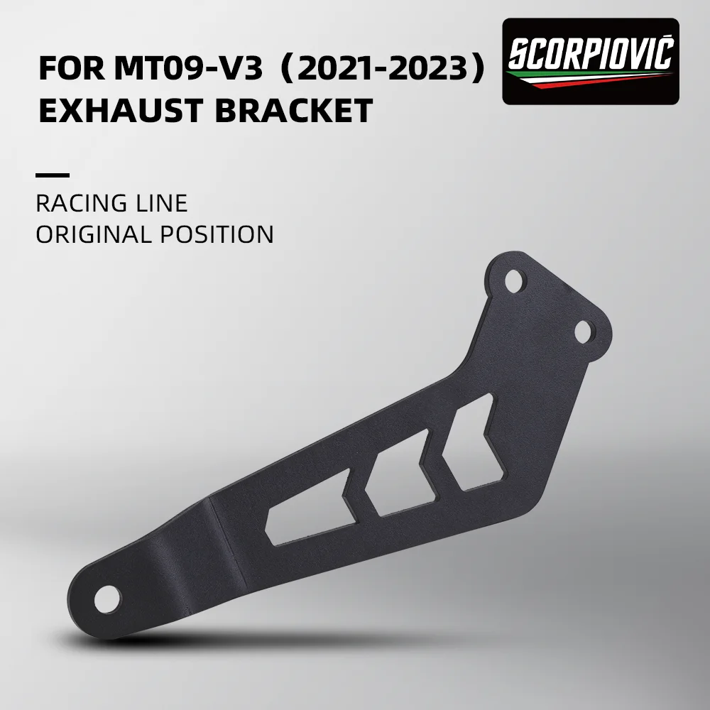 Soporte escape de acero inoxidable Yamaha MT-09/FZ-09 2021-2023