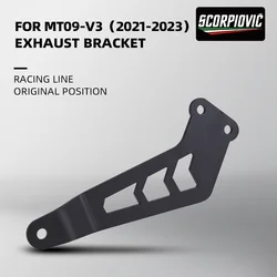 Soporte escape de acero inoxidable Yamaha MT-09/FZ-09 2021-2023