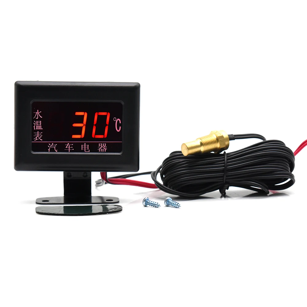 Medidor temperatura agua coche 0-120 °C, adaptador 10 mm 1/8 NPT - imagen 2