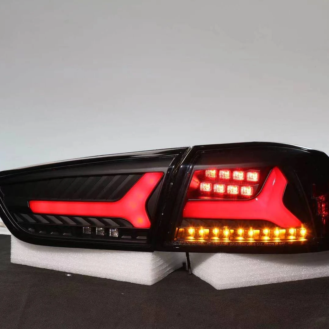 Lámpara trasera LED negra ahumada para Mitsubishi Lancer 2008-2013 - imagen 3