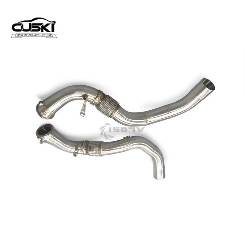 Bajante de escape de acero inoxidable para BMW X5 M F95 4.4 TT (2020-2024) - imagen 3