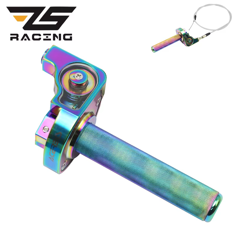 ZS Racing Puño de gas CNC universal 22 mm para Dirt Bike
