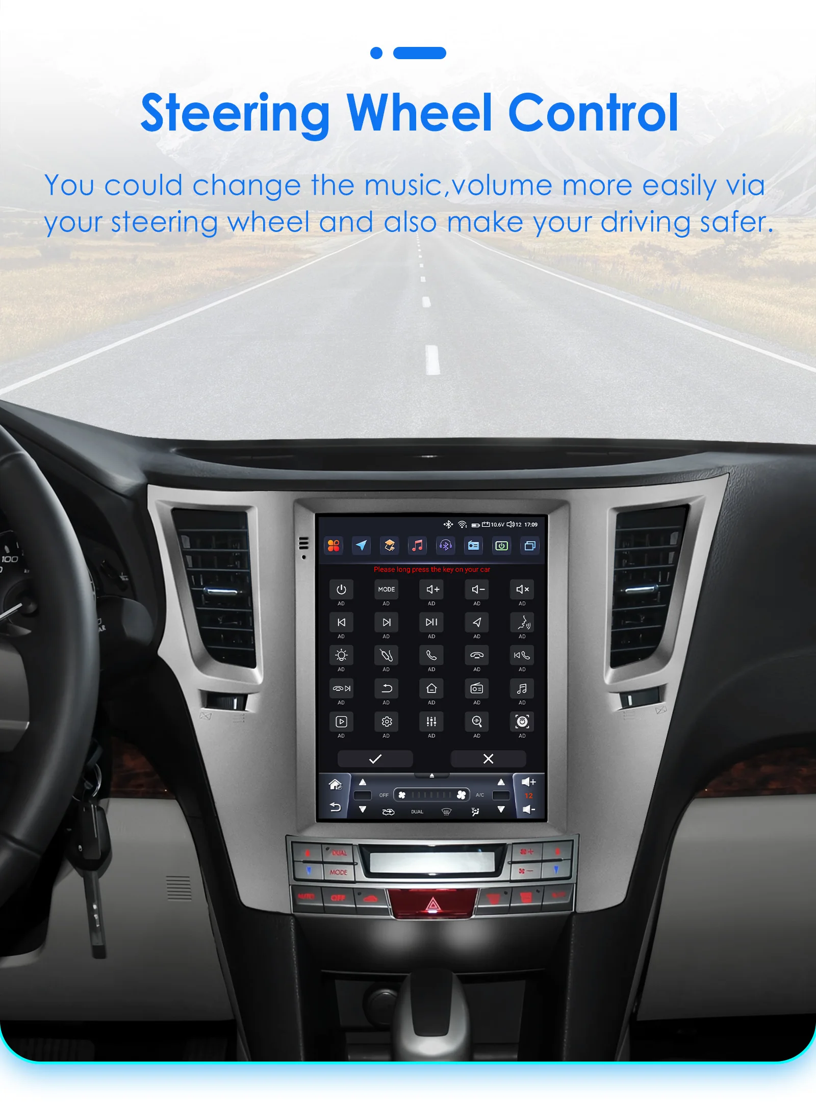 Radio Android con CarPlay y GPS para Subaru Outback, Impreza y Legacy - imagen 5