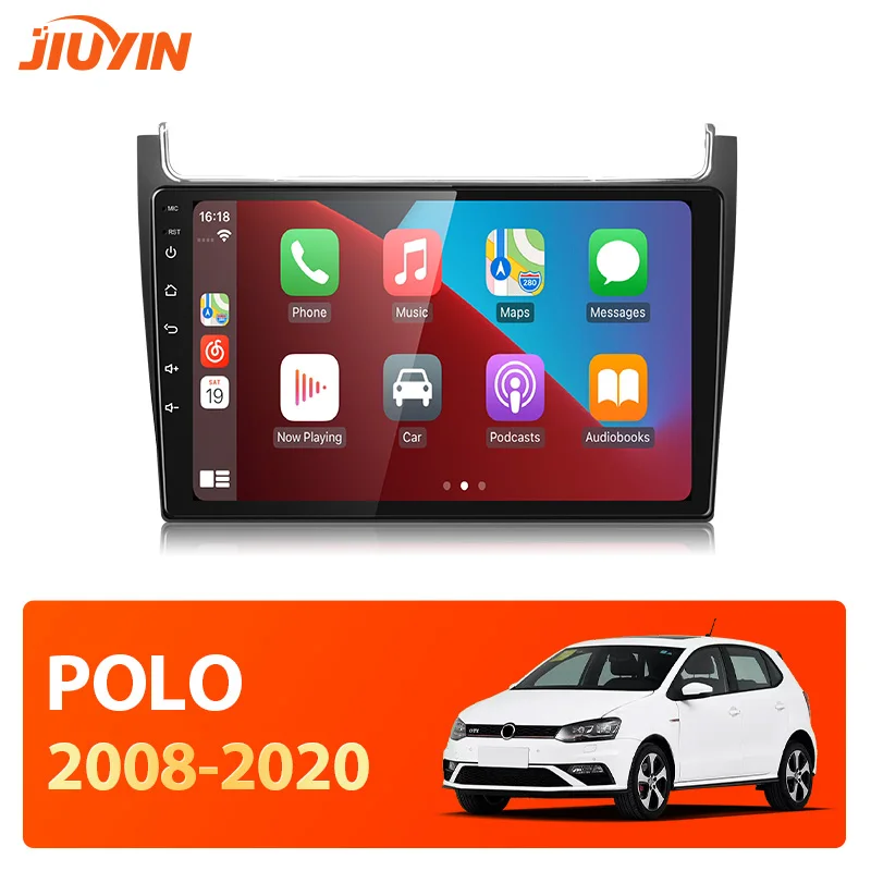 Radio coche Android 12 GPS navegación para Volkswagen Polo 2008-2020 - imagen 2