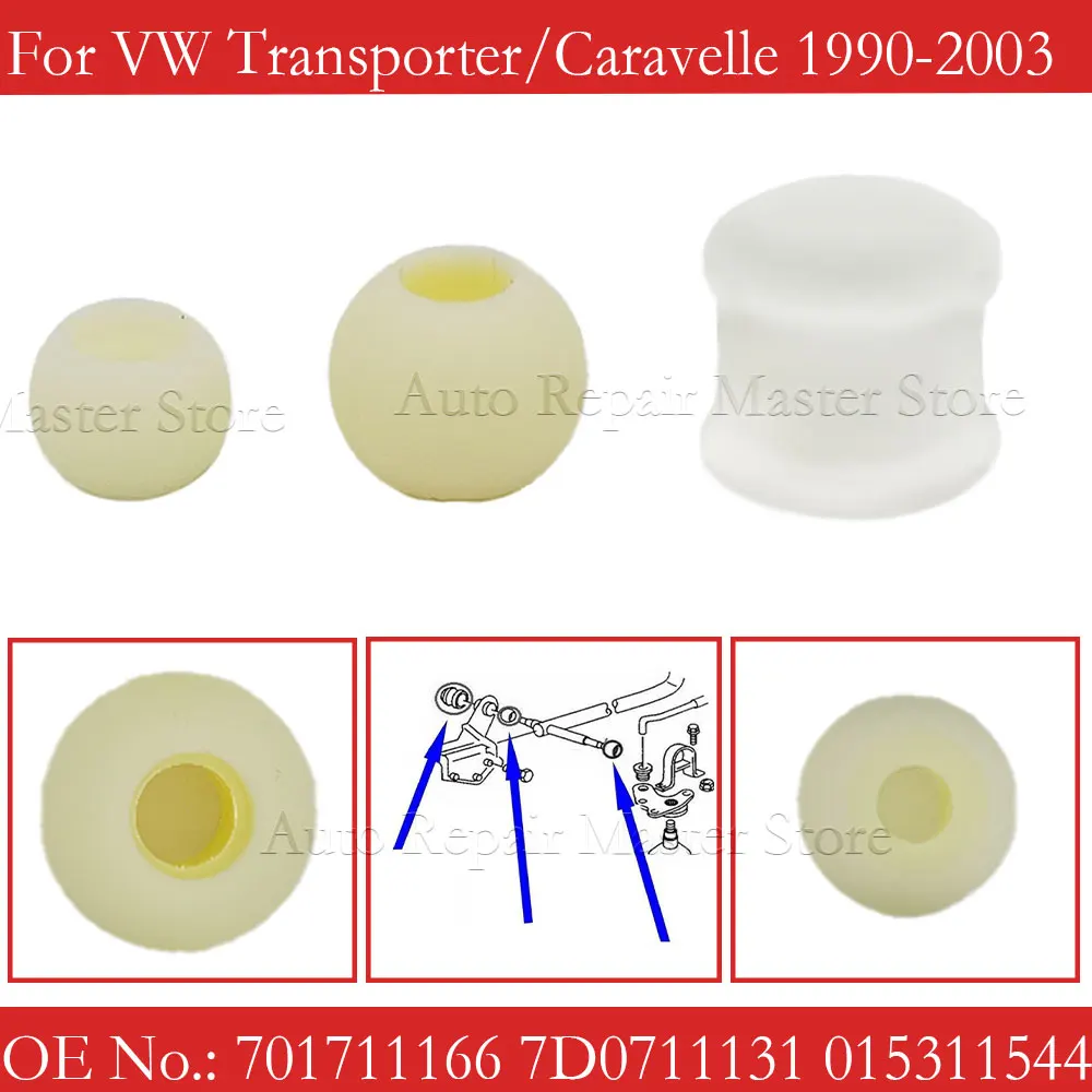 Kit de reparación de cojinete Selector de enlace de engranaje de coche, varilla de cambio para VW Transporter T4 1990-2013 OE #701711166 7D0711131 015311544 - imagen 2