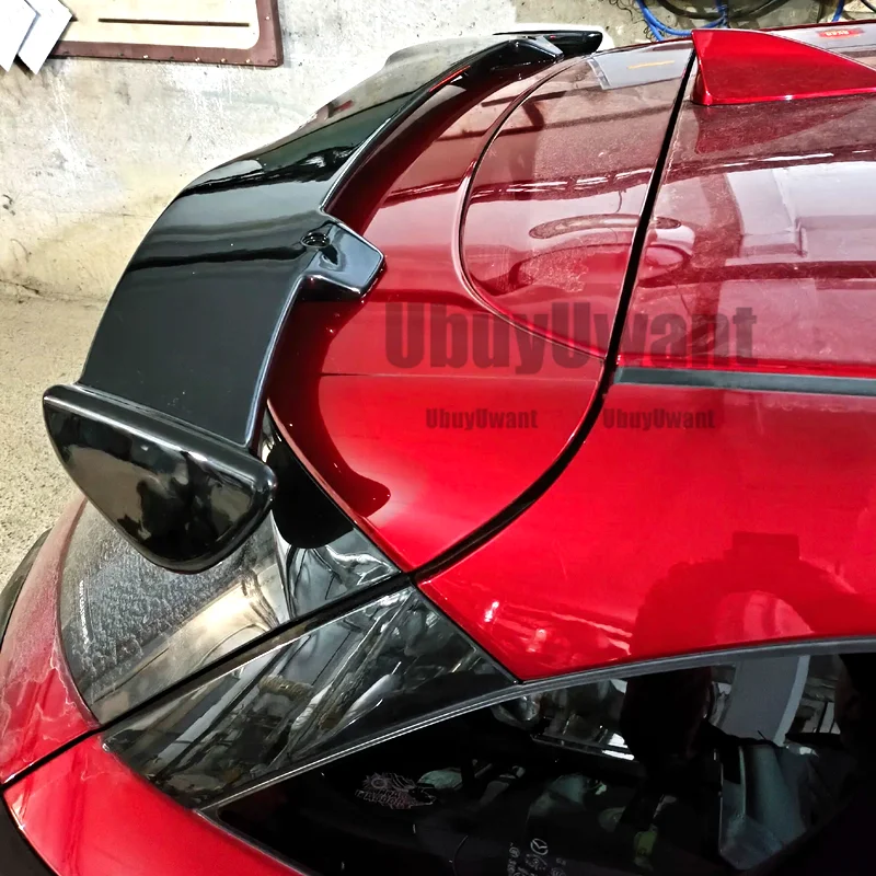 Alerón trasero Mazda CX-3 2014-2018 ABS aspecto fibra carbono - imagen 2