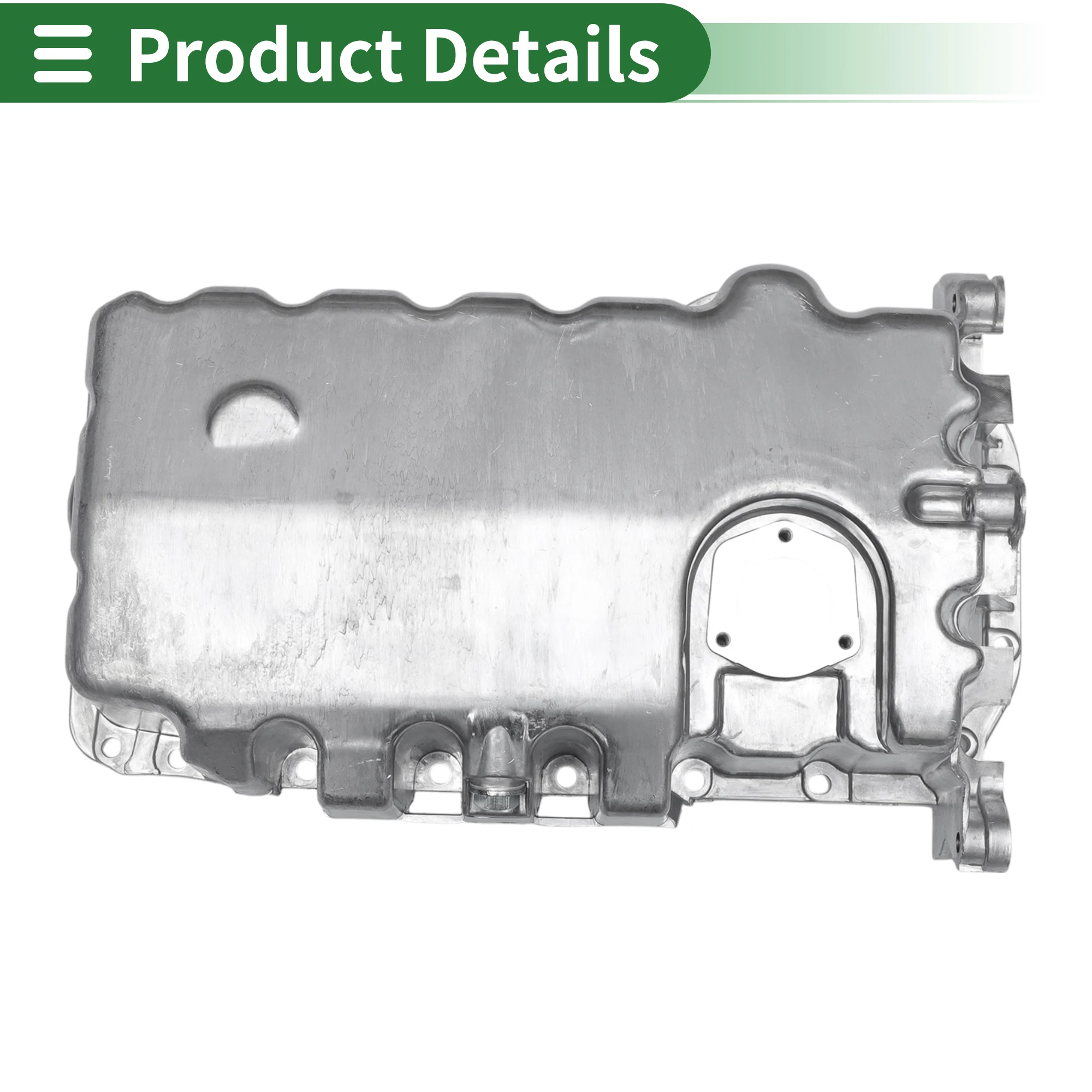 UXCELL 06A103603H Cárter de aceite para VW Beetle – aluminio plateado - imagen 5
