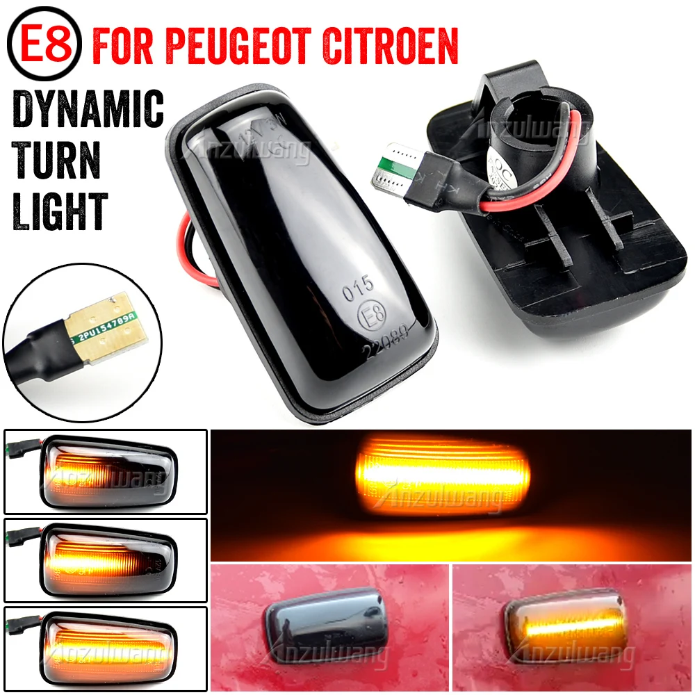 Intermitente lateral dinámico LED para Citroën Berlingo y Peugeot 306 - imagen 2