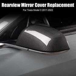 Cubierta espejo retrovisor fibra de carbono Tesla Model 3 2017-2022