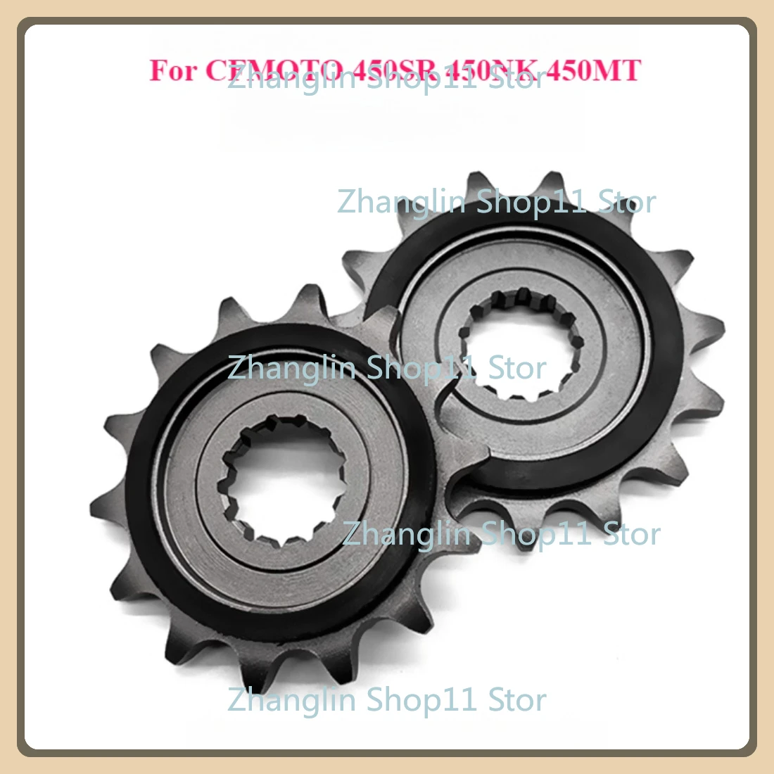Piñón delantero CFMOTO 450SR, 450NK y 450MT – 13/14/15T