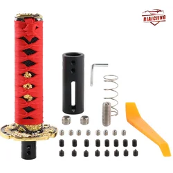 Pomo de cambio automático estilo katana Samurai Sword con botón