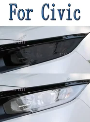 Protector faros TPU ahumado Honda Civic 2016-2021