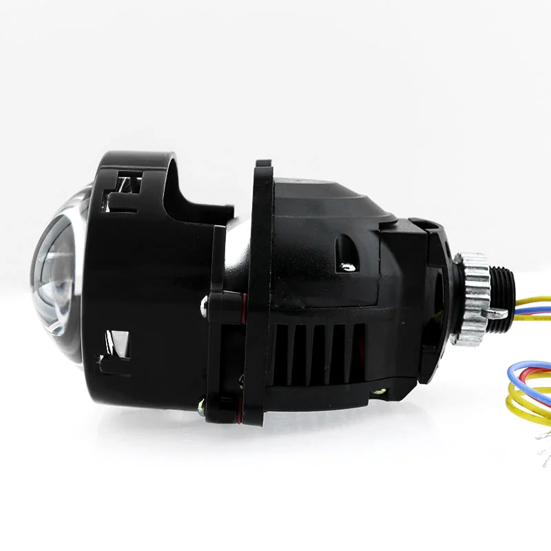 Vista del conjunto de proyector para faro de automóvil