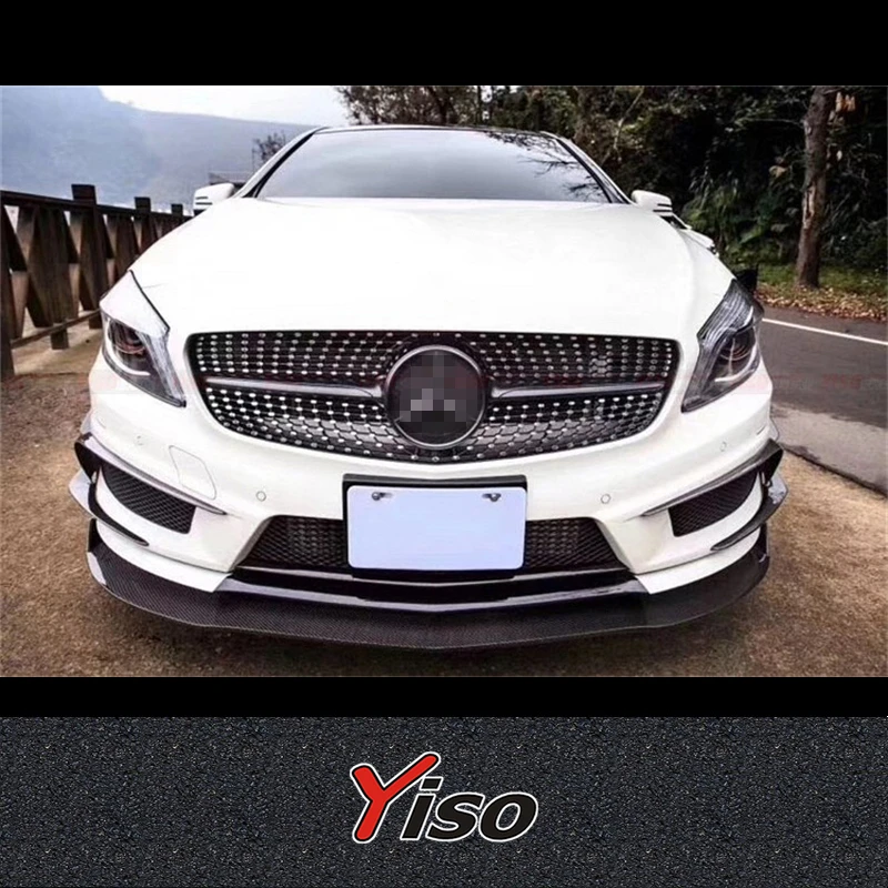 Kit cuchillas aerodinámicas Revozport fibra de carbono Mercedes A45 AMG - imagen 4