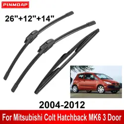 Kit escobillas limpiaparabrisas Mitsubishi Colt MK6 2004-2012 3 puertas
