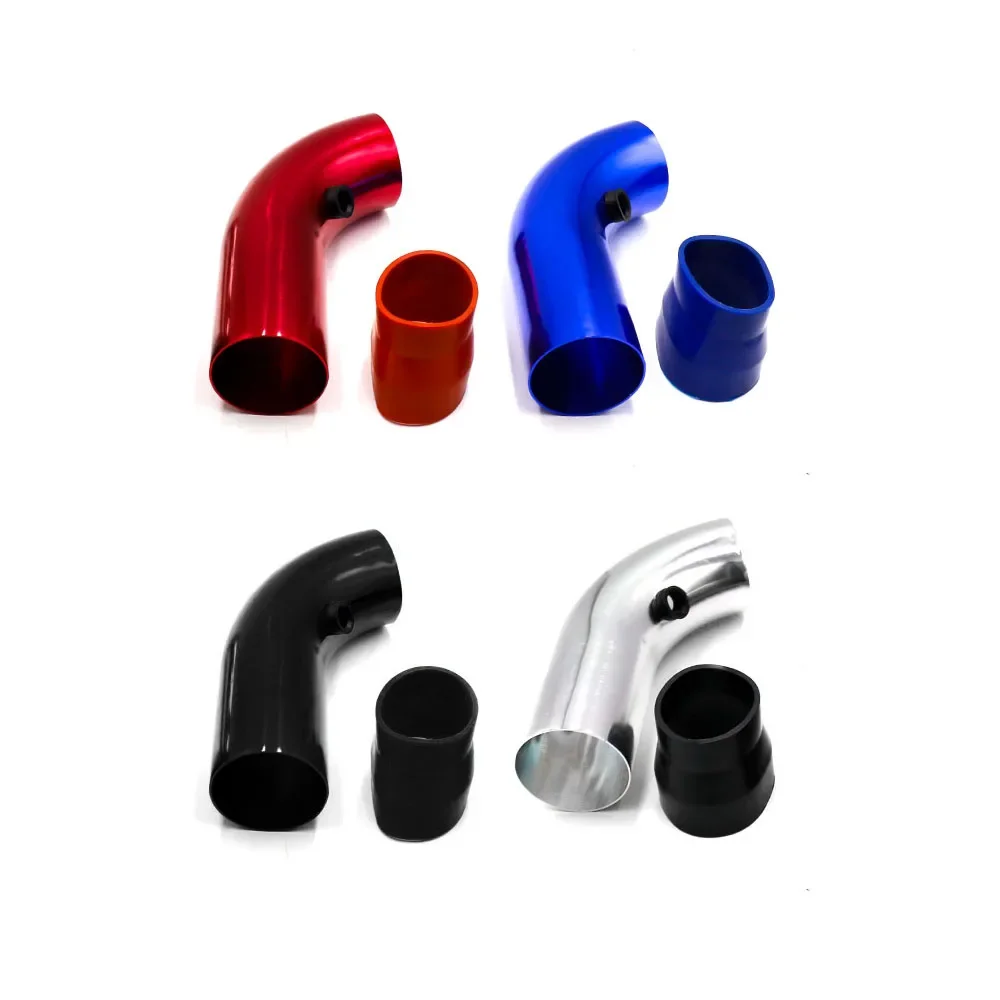 3inch Car Turbo Air Intake Pipes Piping Universal Aluminum 76mm Air Intake Pipe Air Intake System Duct Tube Kit Auto Parts - imagen 5