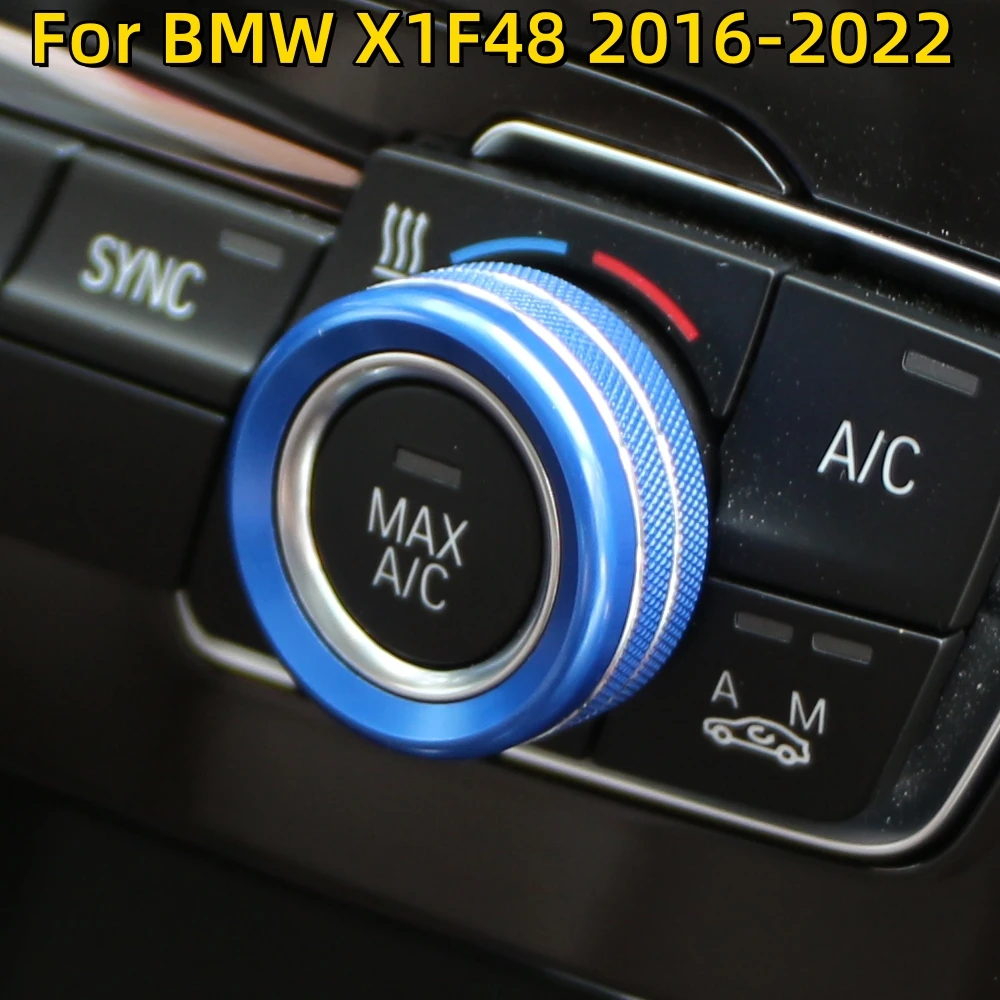 Aros embellecedores de aluminio para climatizador y audio BMW X1 F48