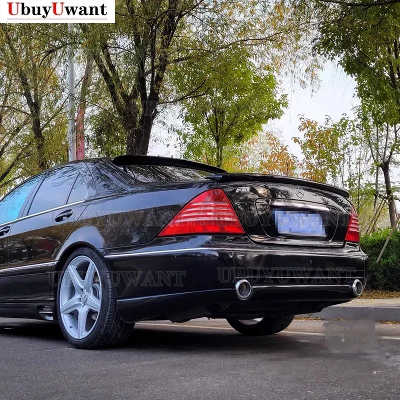 Alerón trasero fibra carbono Mercedes Clase S W220 S450 S600 - imagen 2