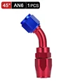 AN6 45 Degree Red