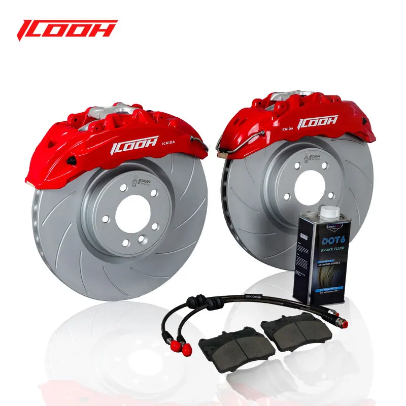 ICOOH kit frenos de 6 pistones Subaru WRX – discos 370mm aluminio - imagen 2