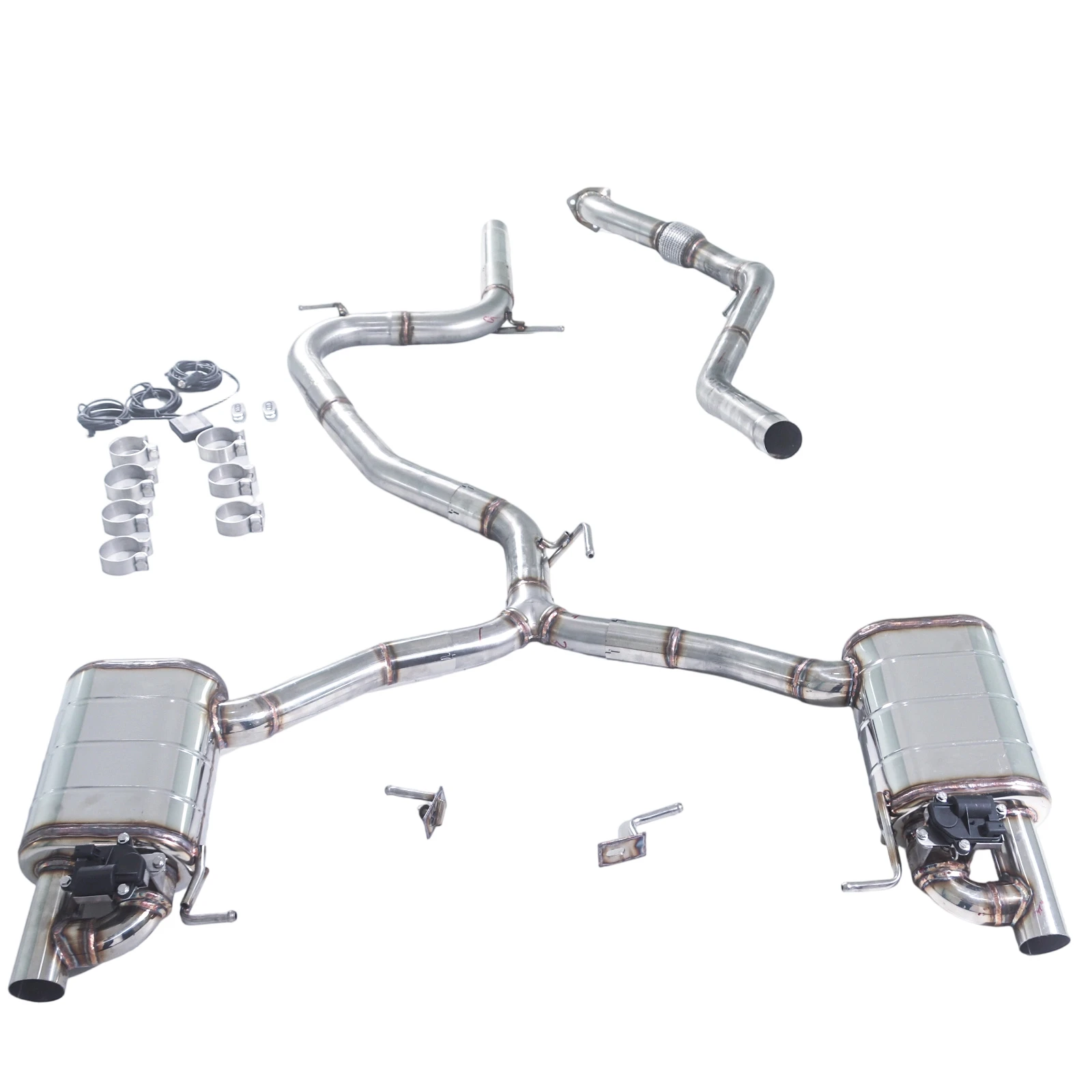 Escape catback GFC acero inoxidable Audi A5 B8 2.0 TFSI