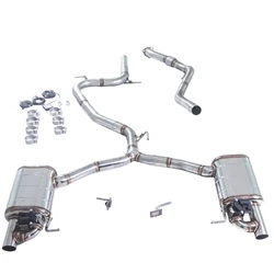 Escape catback GFC acero inoxidable Audi A5 B8 2.0 TFSI