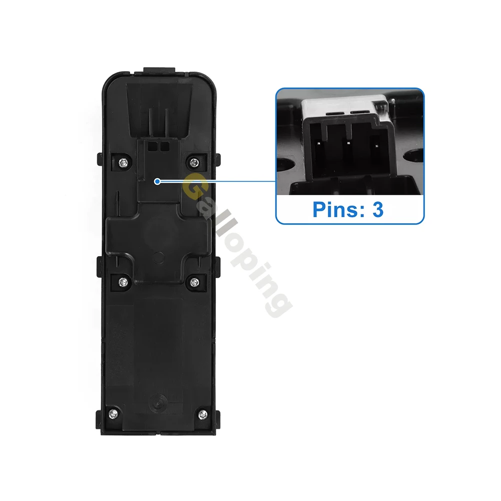 Volvo 31433406 interruptor de ventana principal – V60 V90 XC60 - imagen 2