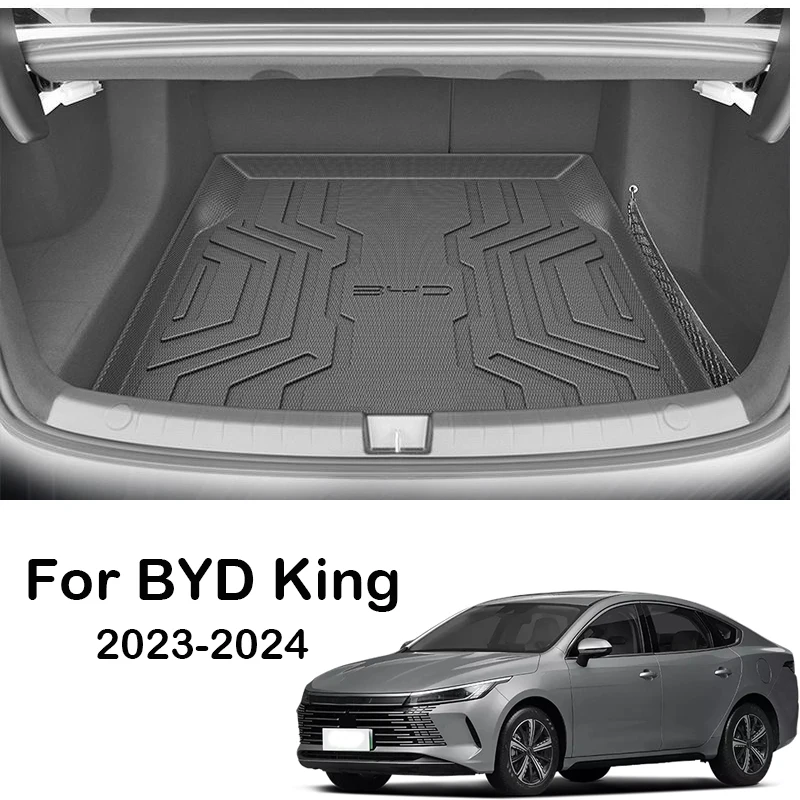 Esteras maletero BYD King 2024 impermeable antideslizante con divisor