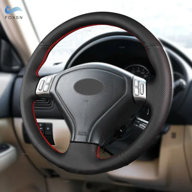Funda volante cuero cosida a mano Subaru Forester/Outback/Legacy