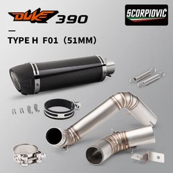 Escape Deportivo KTM Duke 125/200/390 – Sonido y Rendimiento
