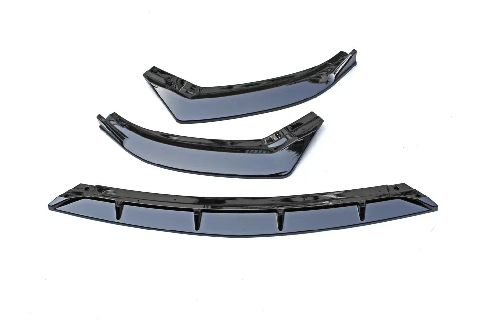 Labio de parachoques delantero negro brillo para Hyundai Mistra 2021 - imagen 4