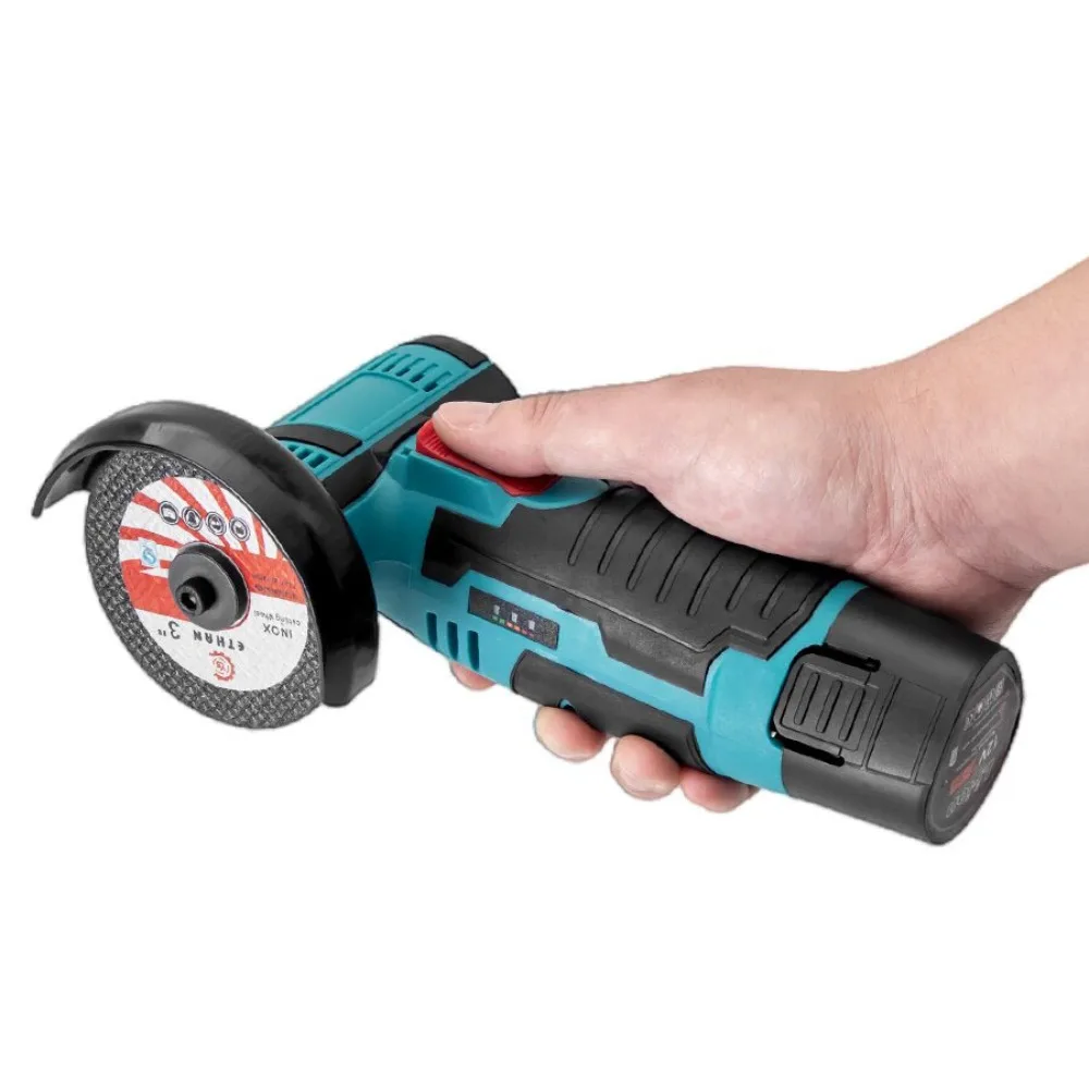 Mini amoladora angular a batería multifunción, pulidora y cortadora - imagen 2