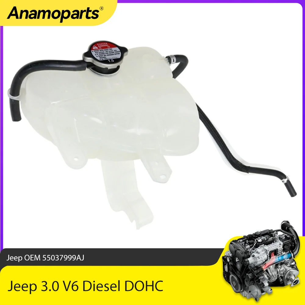 OEM 55037999AJ Depósito refrigerante Jeep Grand Cherokee 3.0 V6 diésel