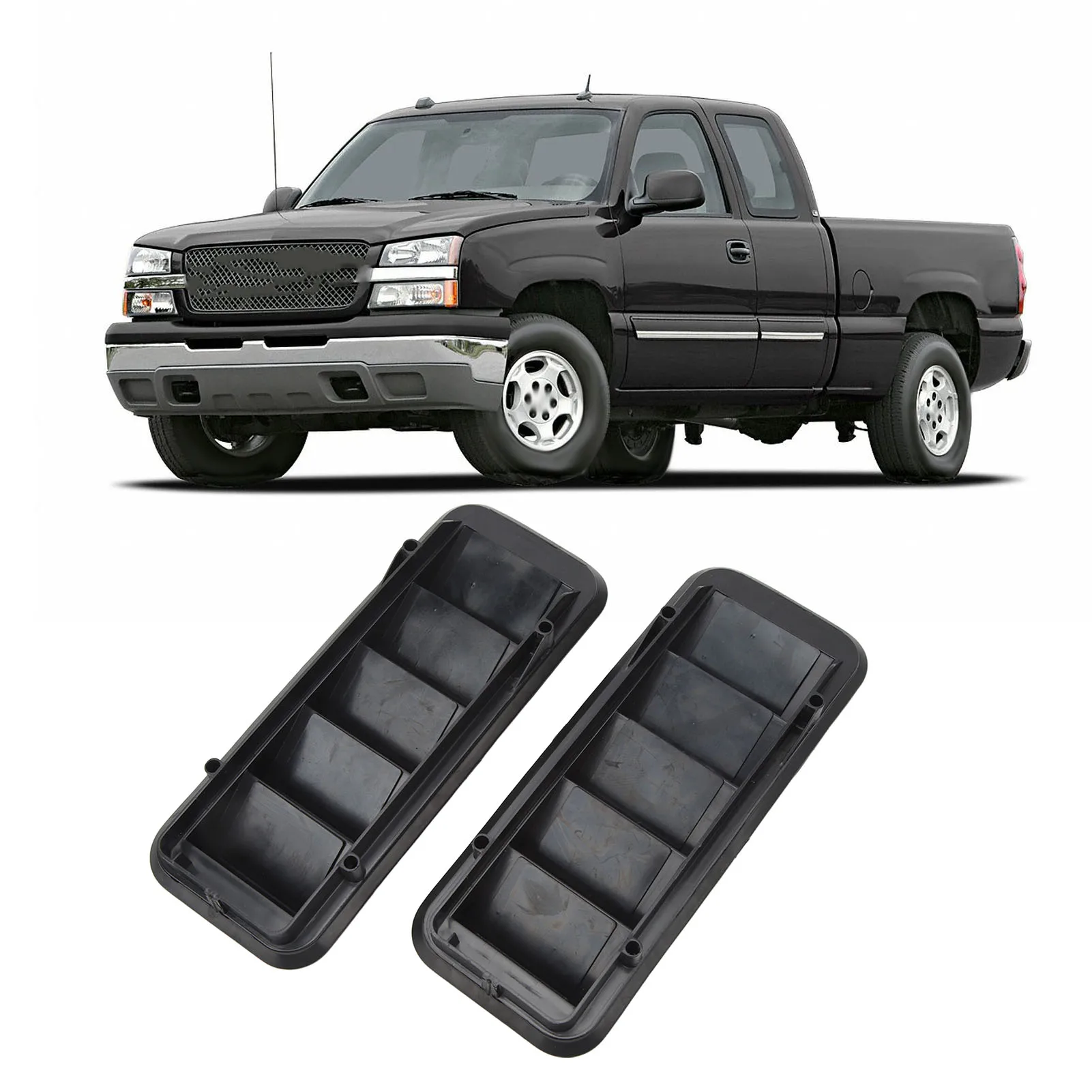 13596856 Rejilla alivio presión cabina – Chevrolet Silverado HD
