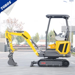 Miniexcavadora 1,6 toneladas EPA sobre orugas con motor diesel a la venta