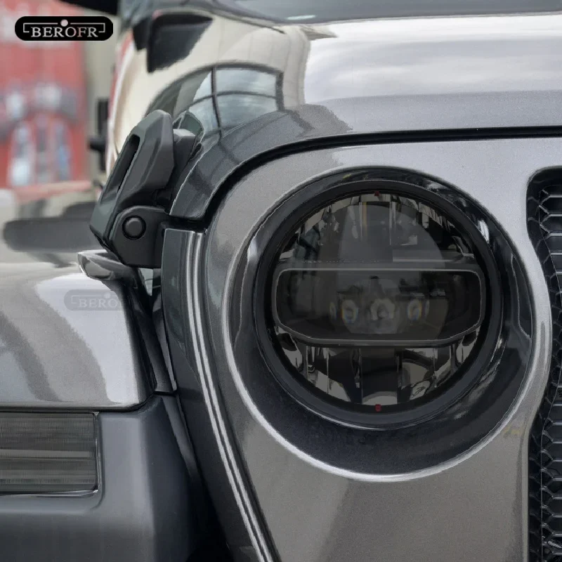 Película faros TPU negro humo – Jeep Wrangler JL 2019-2020 - imagen 3