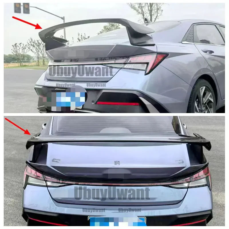 Alerón trasero ABS sin pintar para Hyundai Elantra CN7 2020-2025 - imagen 4