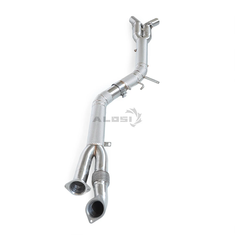 Tubo intermedio de igual longitud BMW M3/M4 G80/G82 con protector térmico - imagen 5