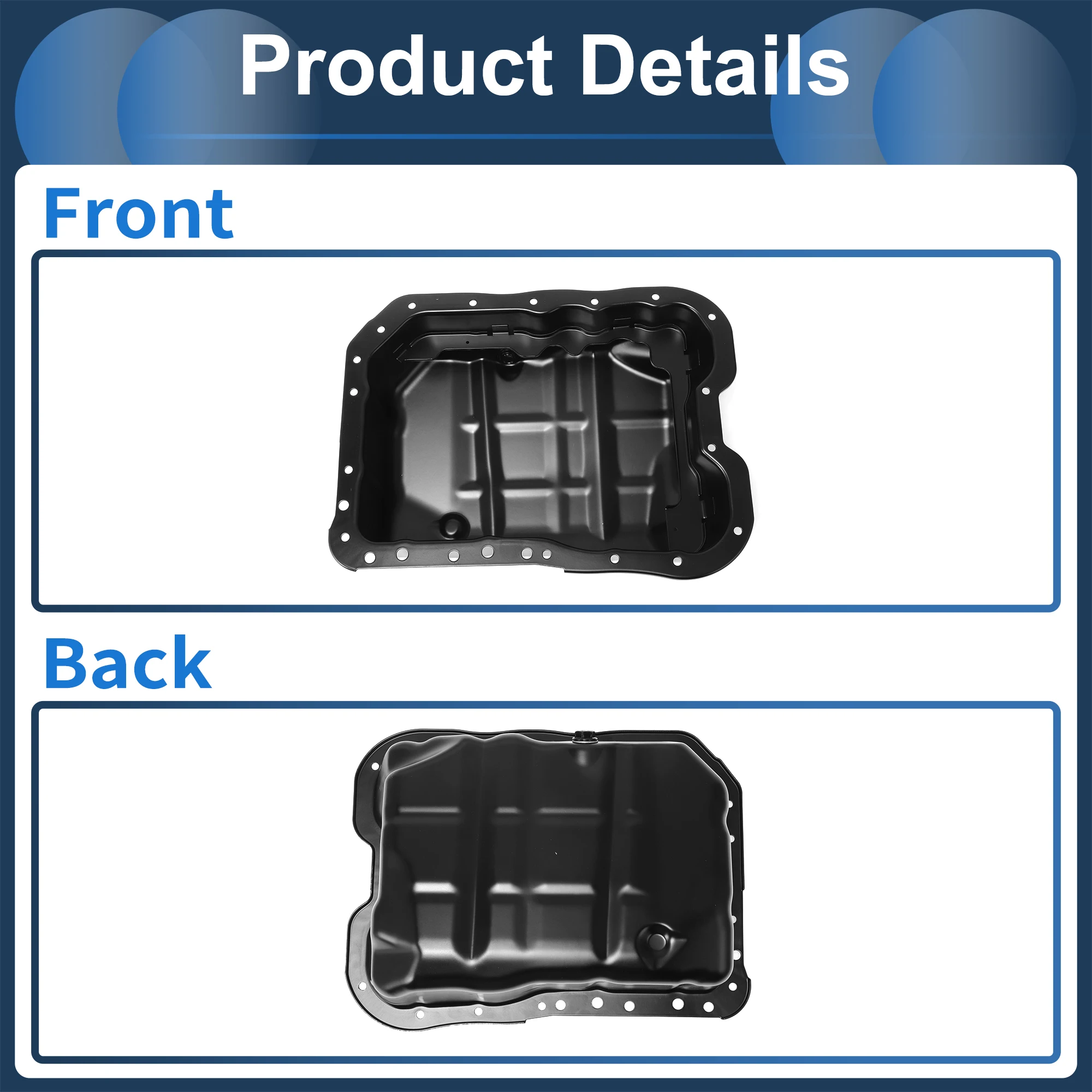 Cárter aceite motor UXCELL compatible Hyundai Santa Fe 2019-2020 - imagen 3