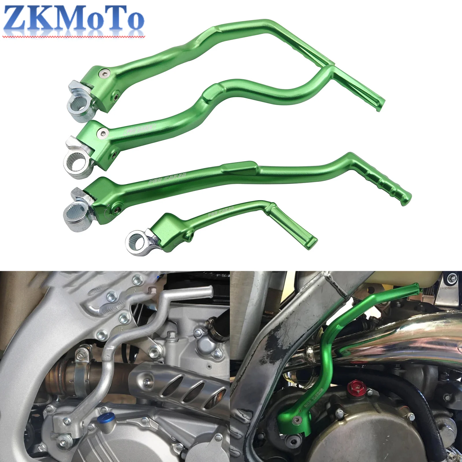 Palanca de arranque CNC de aluminio Kawasaki KX250F KX450F