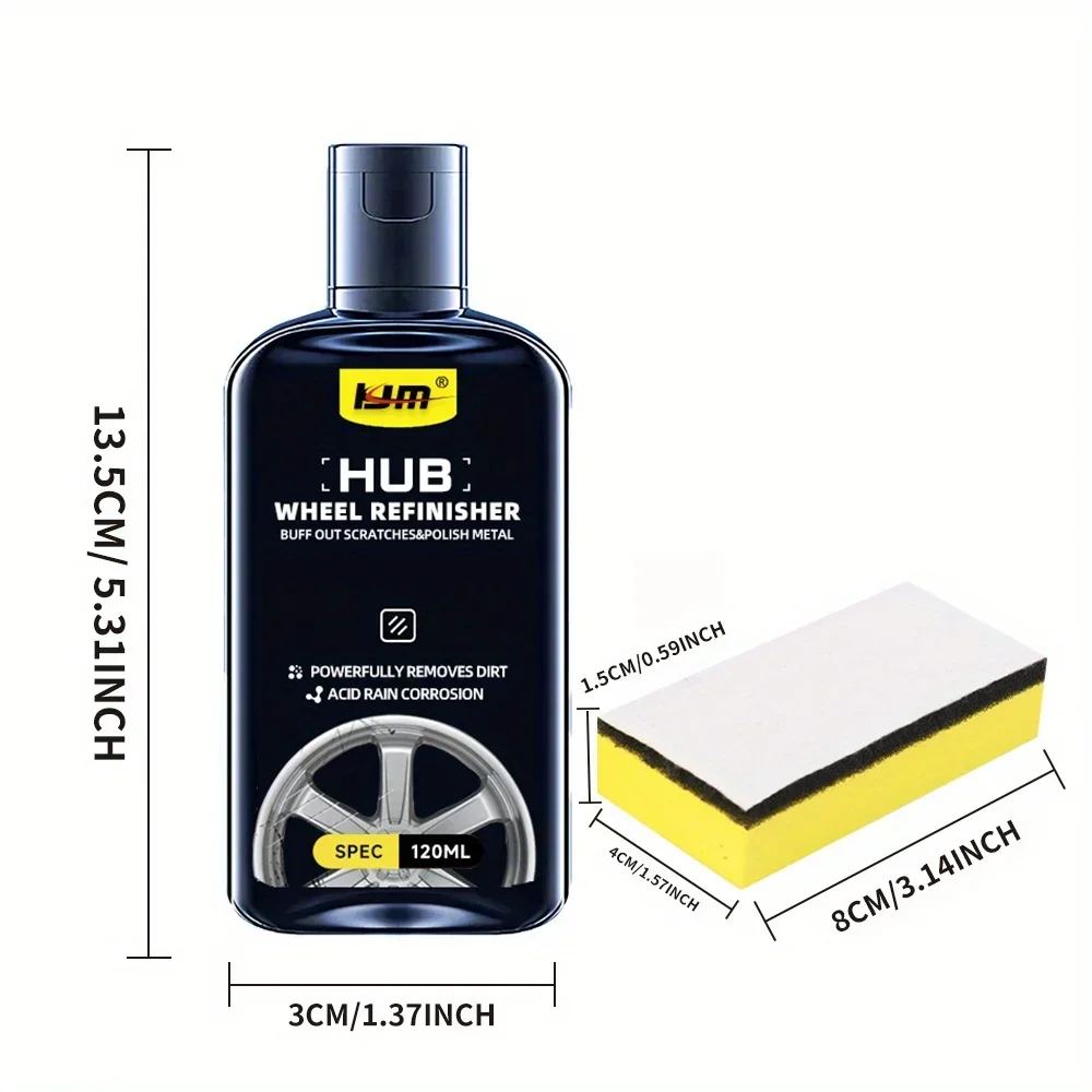 Kit pulido cubo de rueda + eliminador óxido y arañazos universal - imagen 3