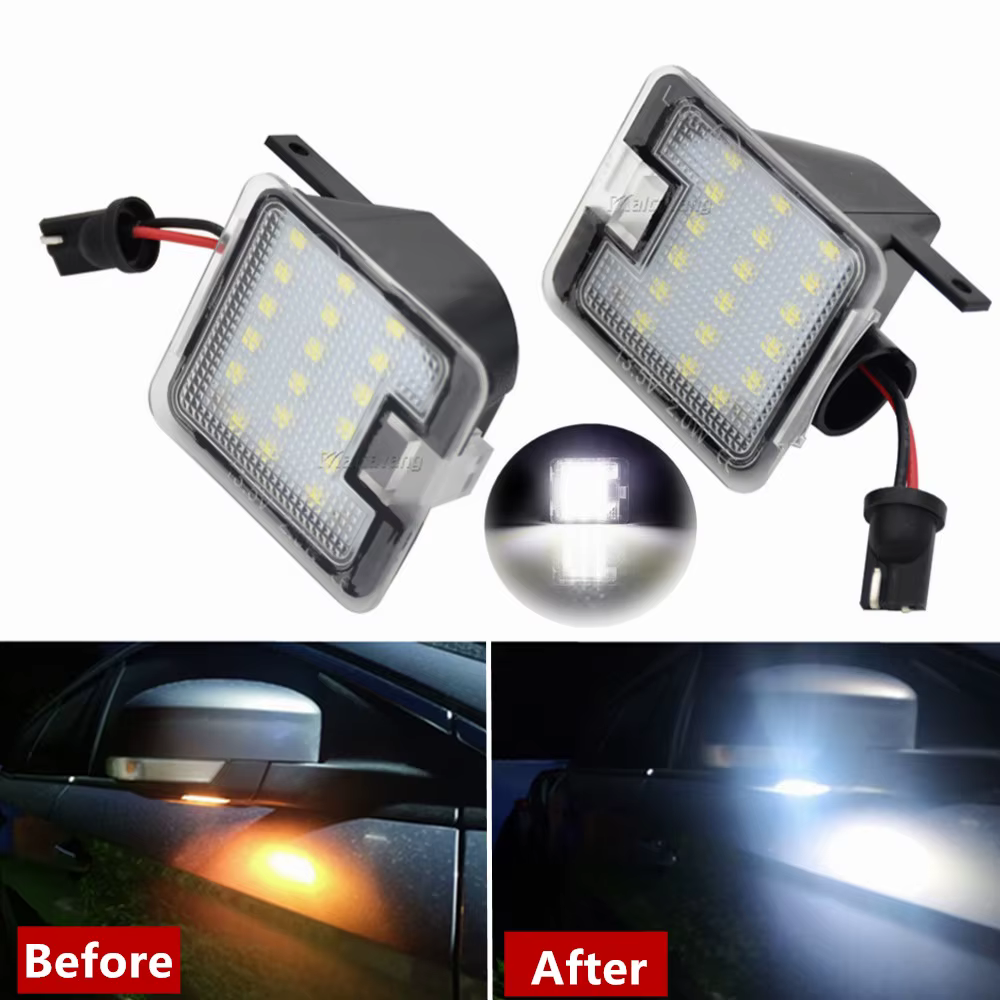 Luz LED bajo espejo retrovisor para Ford Focus, Mondeo y Kuga - imagen 3