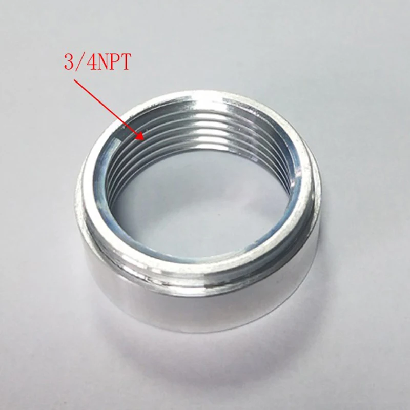 Tuerca de soldadura de aluminio hembra con tapón redondo - imagen 4