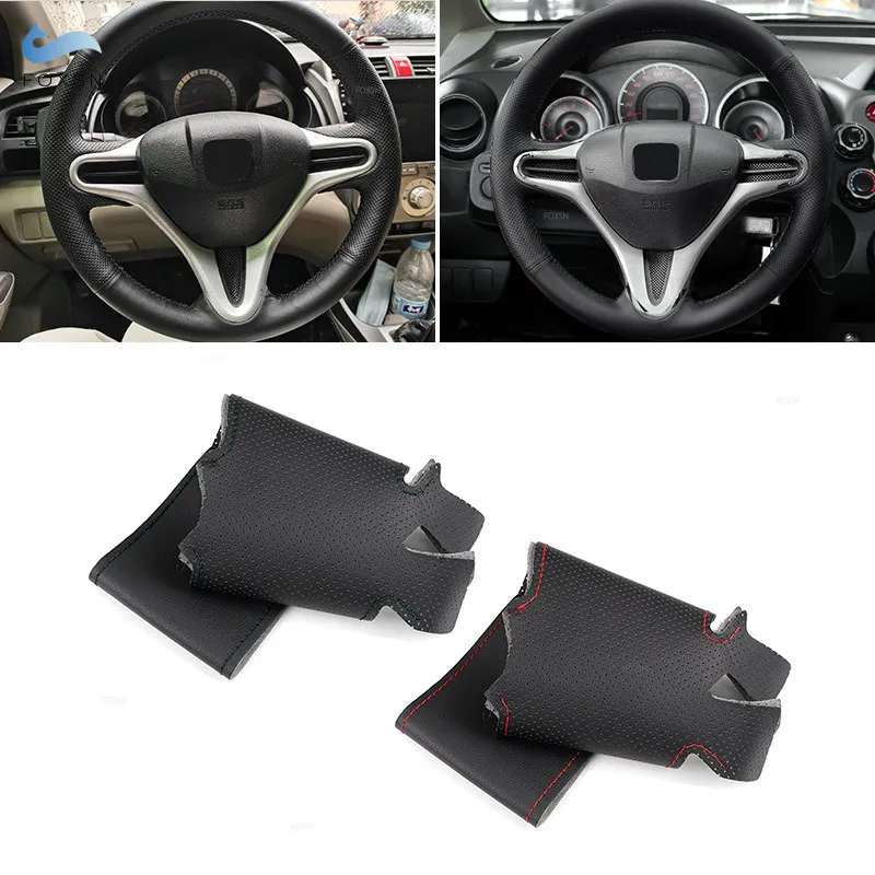 Trenza de volante Honda Fit/Jazz City en cuero