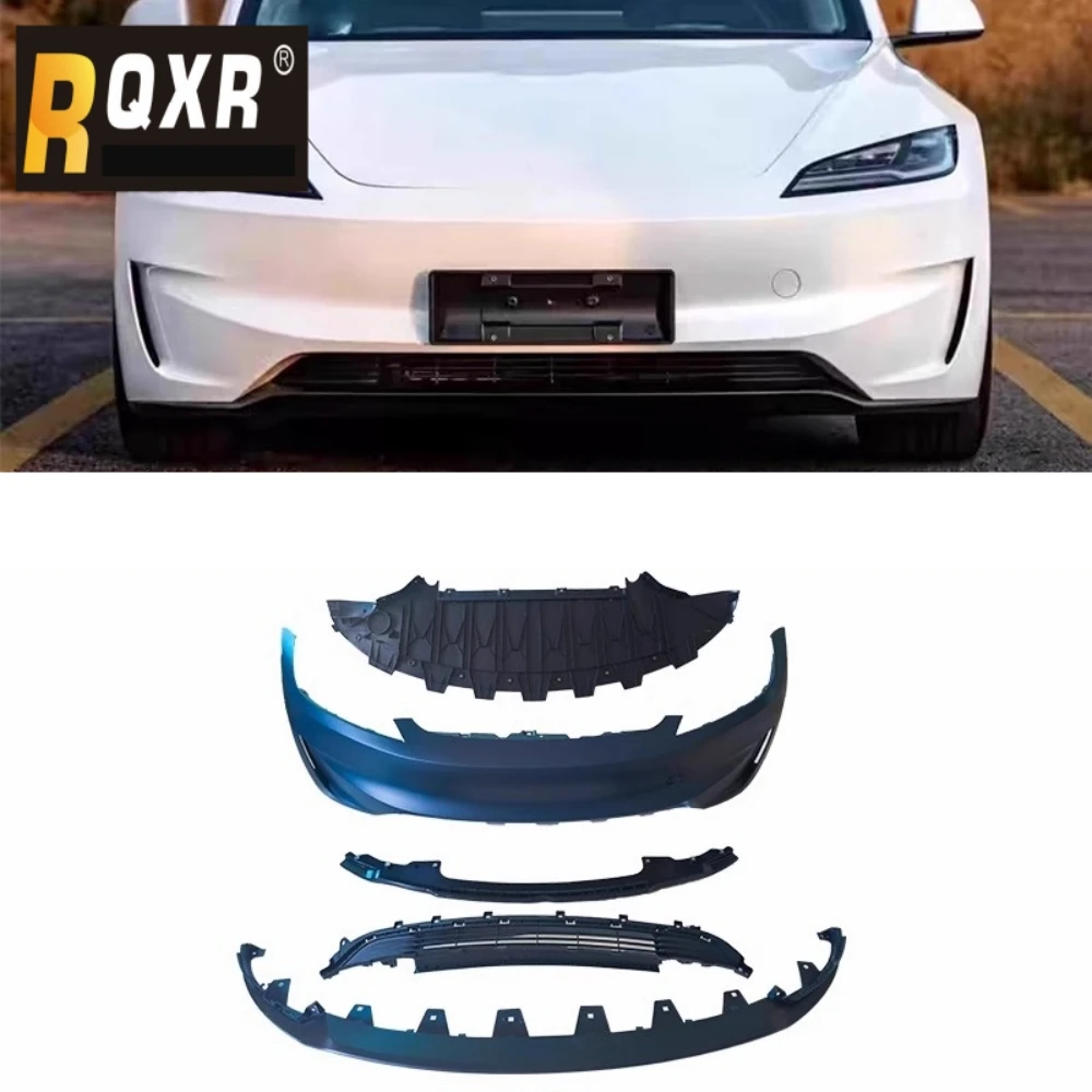 Conjunto parachoques delantero Tesla Model 3 23-24 rejilla labio modificada