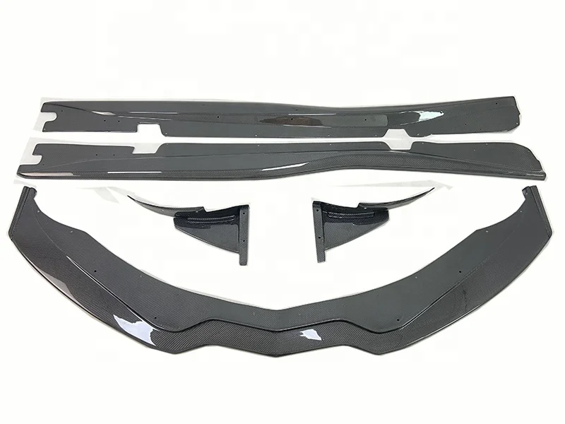 Kit carrocería fibra carbono Corvette C7 Z06 14-19 con faldones - imagen 2