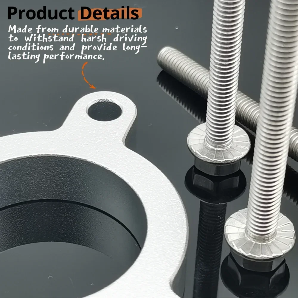 Espaciador del cuerpo del acelerador para Suzuki Hustler MR92S R06A 2020- Junta del motor Caballos de fuerza Aumento de torsión Actualización de rendimiento Cantidad (1) - imagen 2