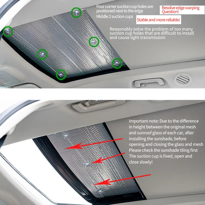 Parasol tejadillo VW Tiguan MK1 5N 2009-2016 – térmico antipolución - imagen 4