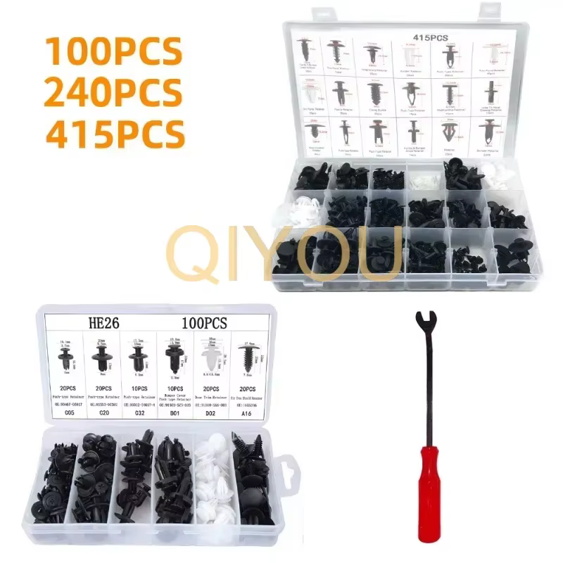 Clip sujeción embellecedor puerta coche – Kit reparación parachoques