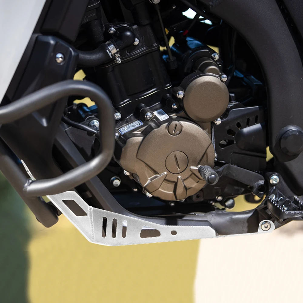 Para Loncin VOGE 300 RALLY Mototcaycle cubierta de protección del motor 300 GY RALLY300 chasis bajo Protector placa de deslizamiento Protector de vientre - imagen 2